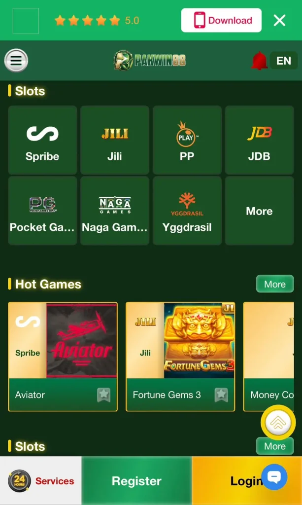 PakWin88 Game Features