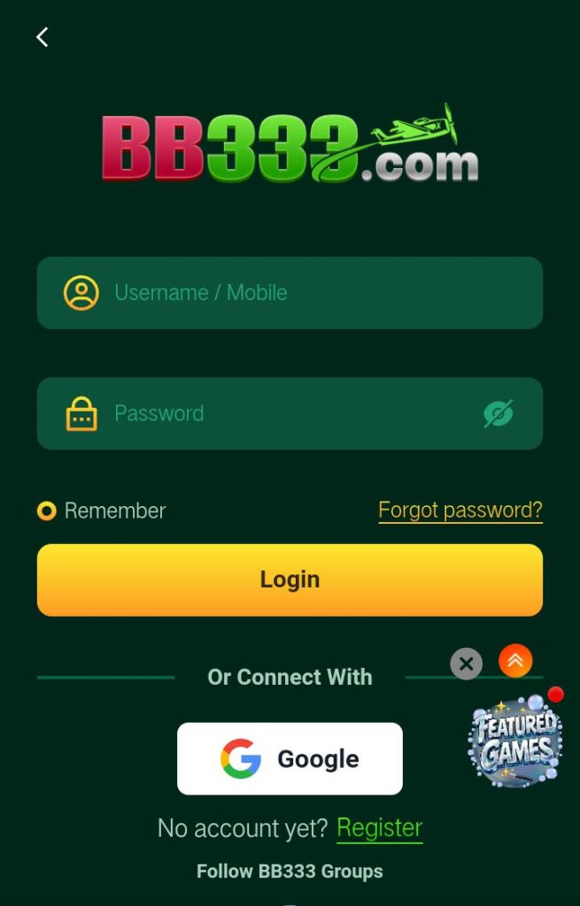 BB333 Game Rigister