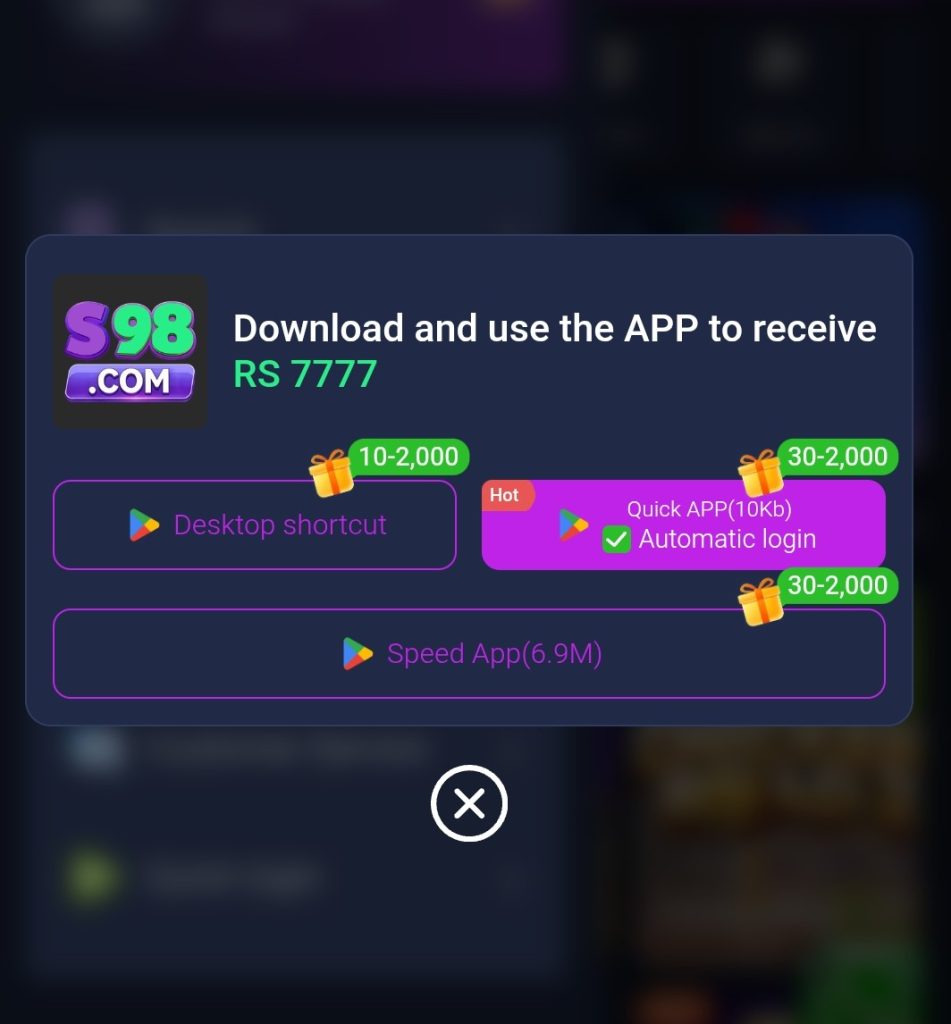 S98 game download