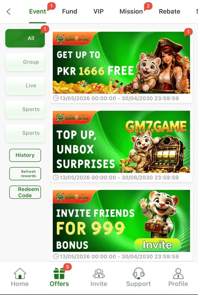 GM7 Game APK Features